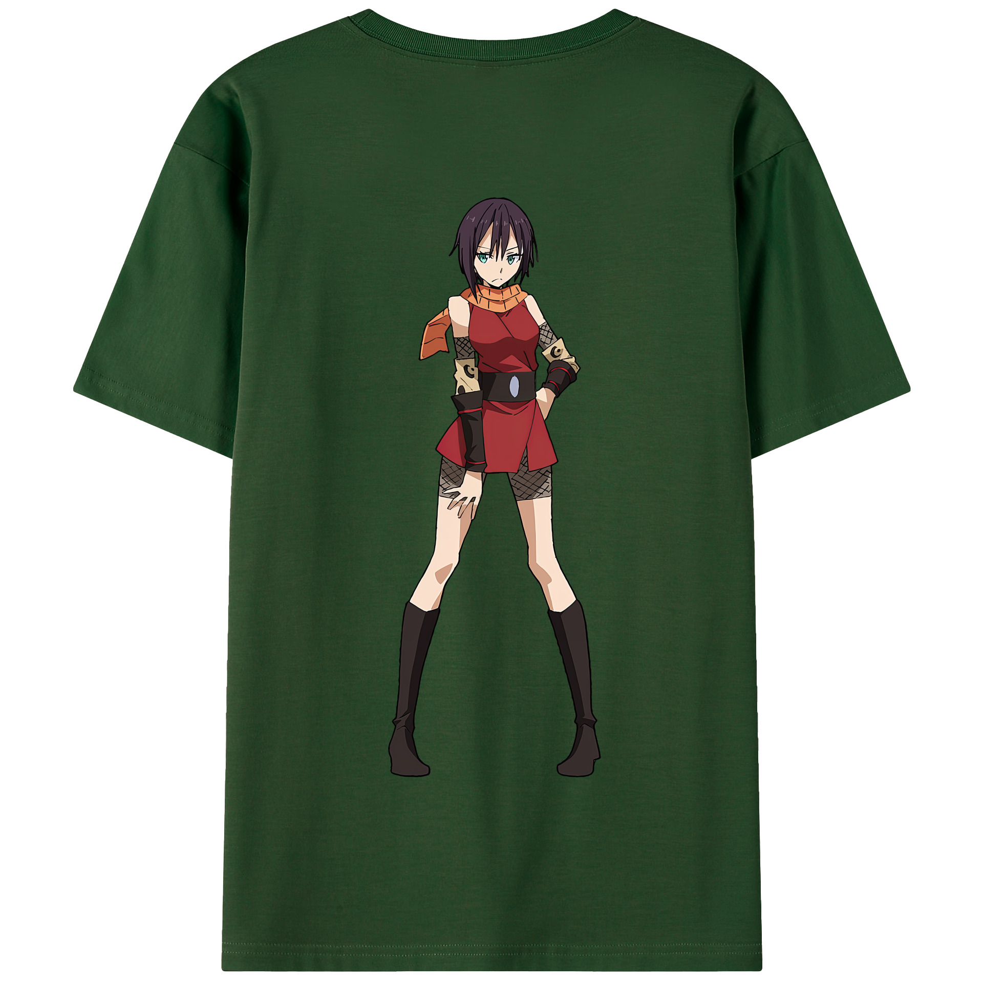 （画像用） 転スラ Regarding Reincarnated to Slime 綿100％半袖Tシャツ（背面プリント）